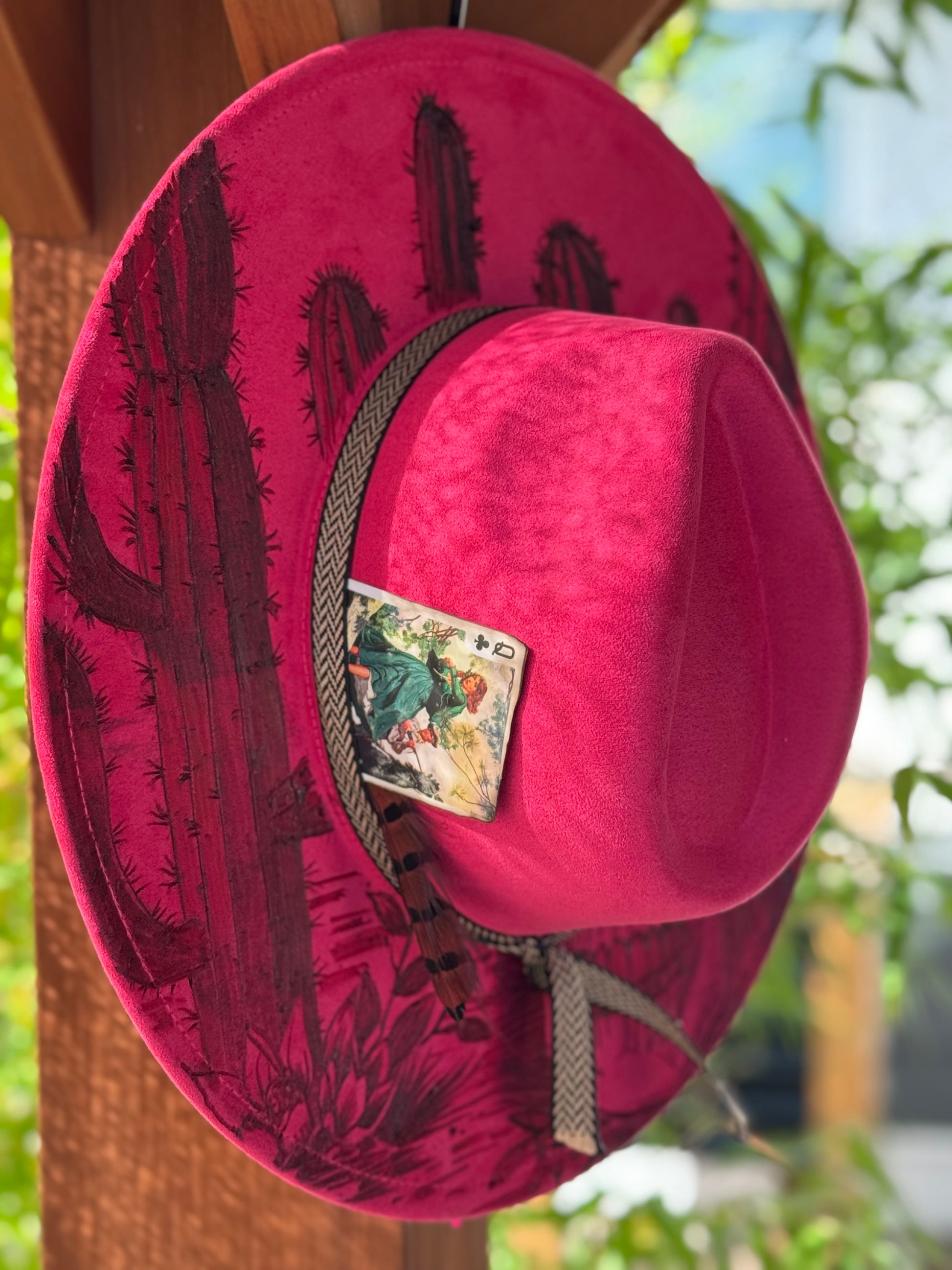 Desert Rose Skull Fedora
