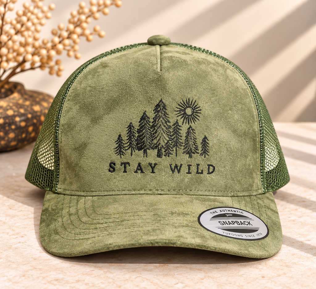Stay Wild SnapBack (Sagebrush)