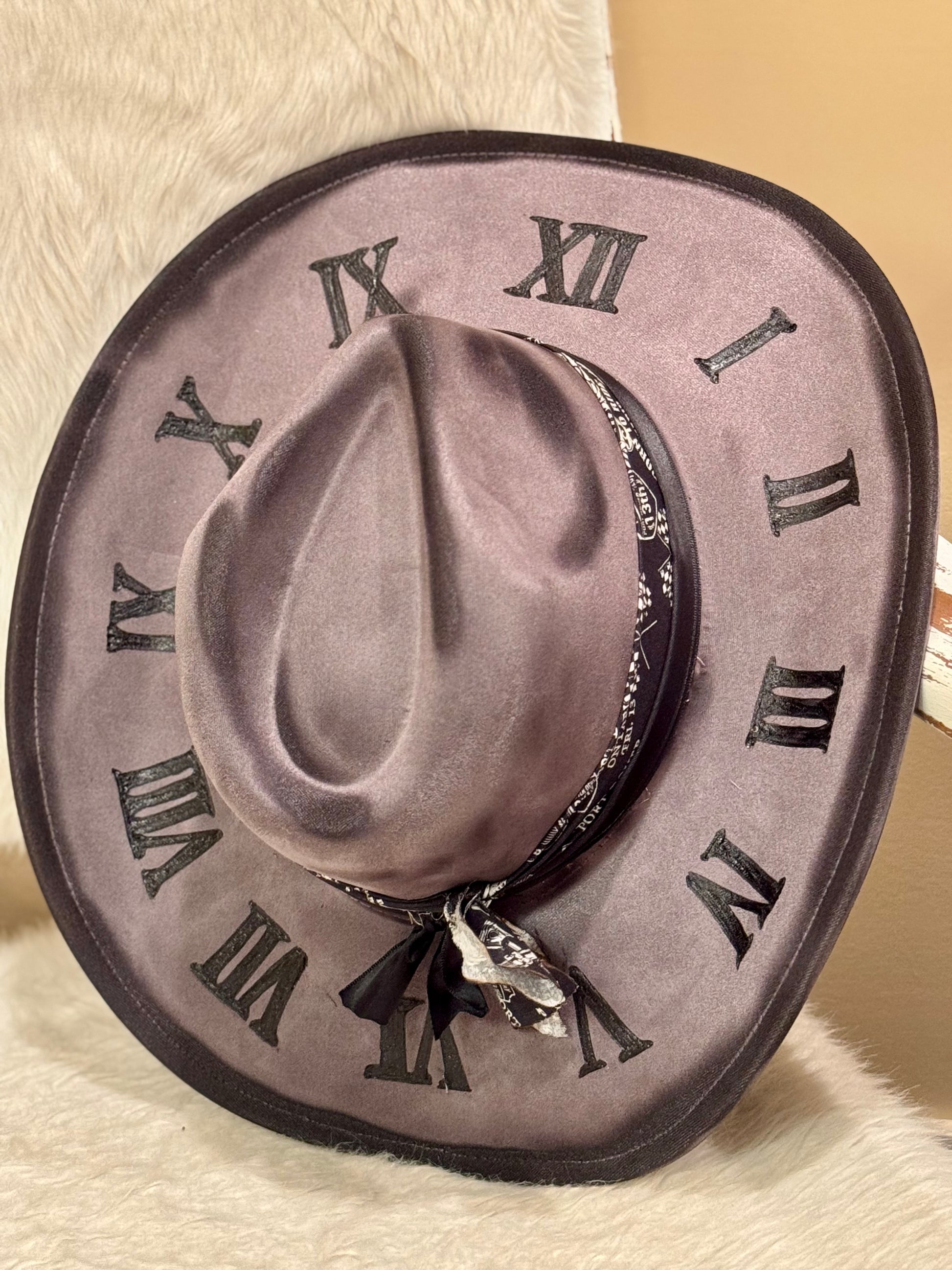 Midnight Shadow Spirit - Custom Burned Cowboy Hat | Honeybee Hat Co.