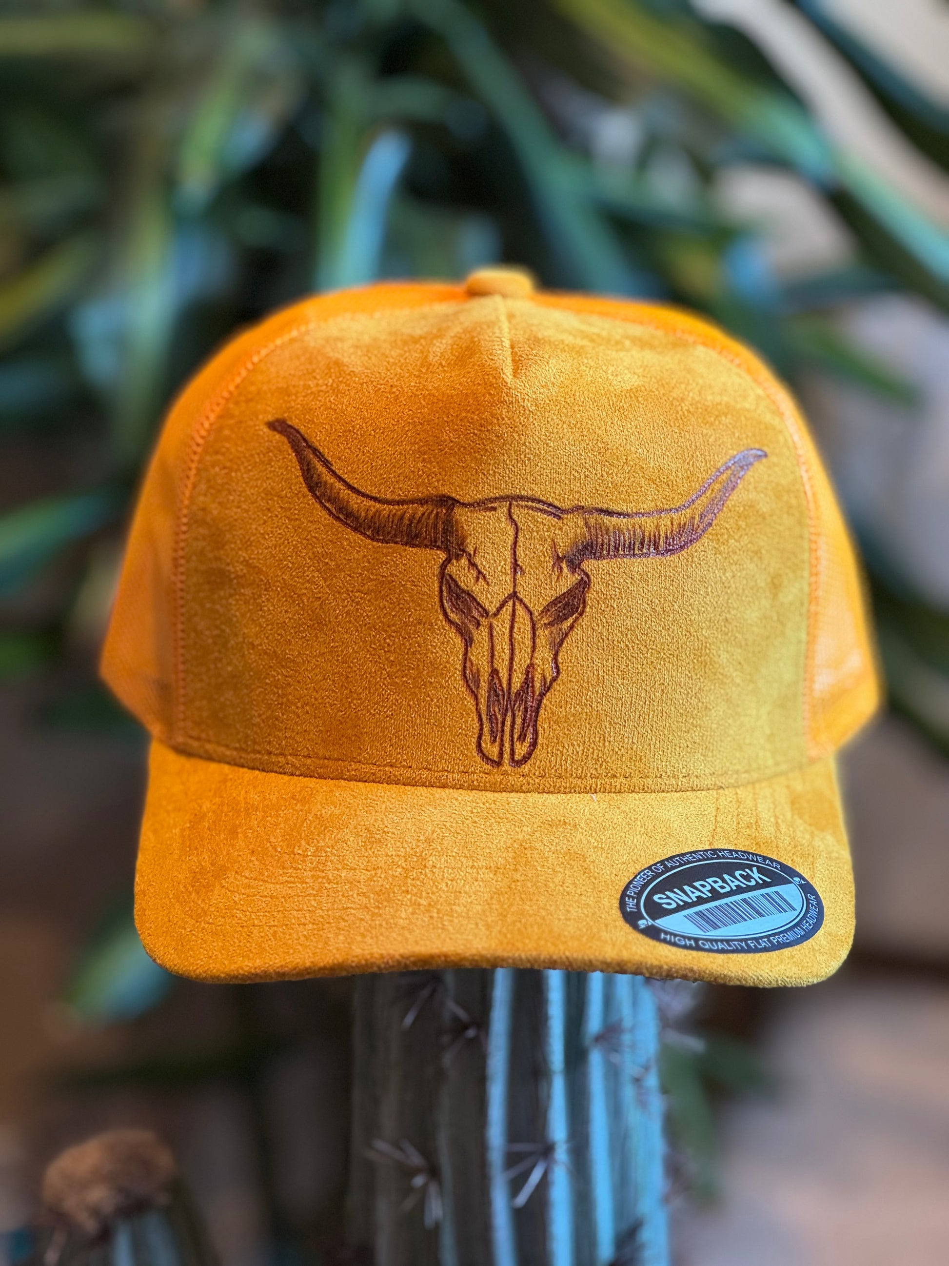 Desert Skull Snapback (Golden Honey)