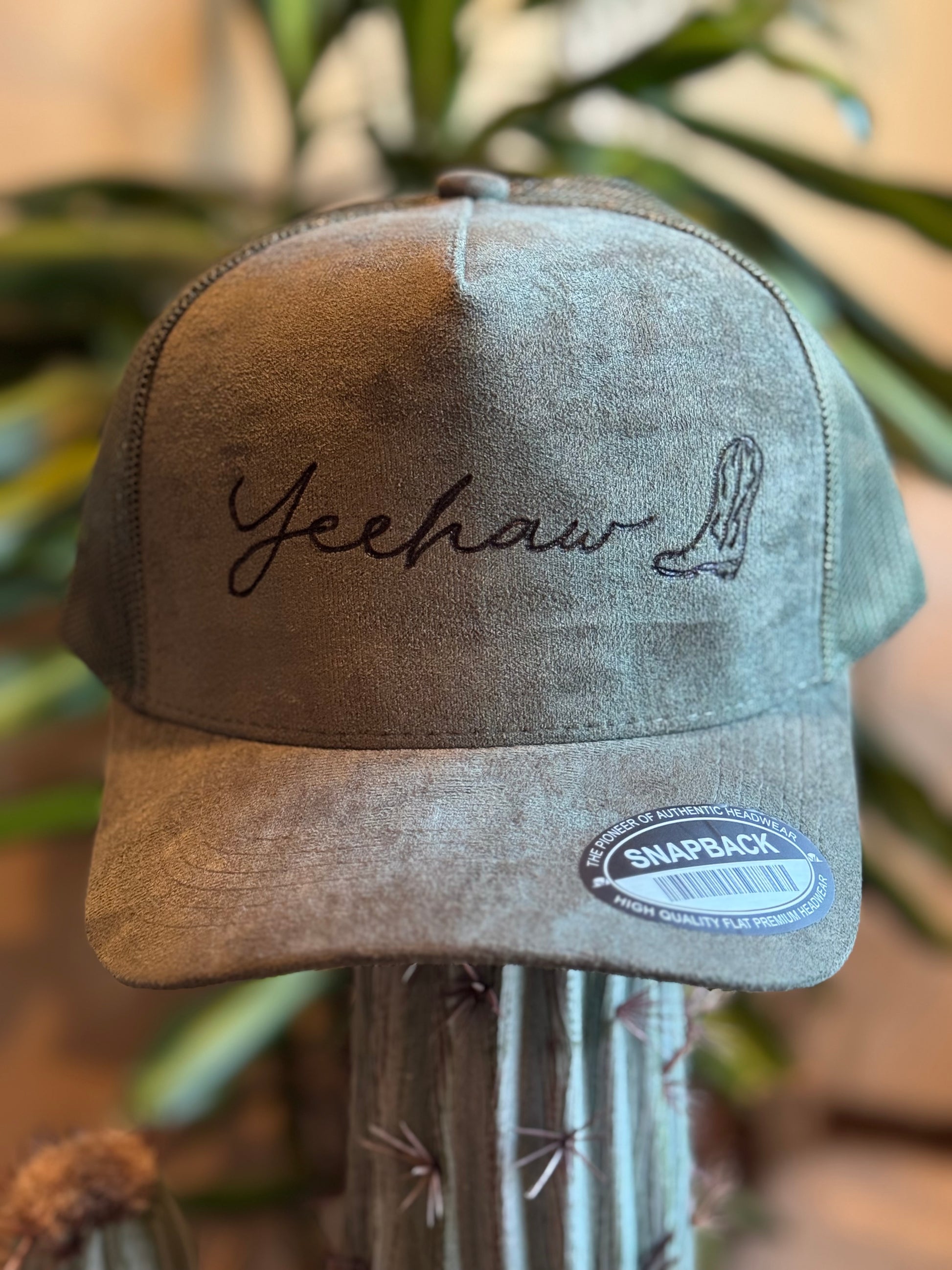 Yeehaw Snapback (Sage Green)