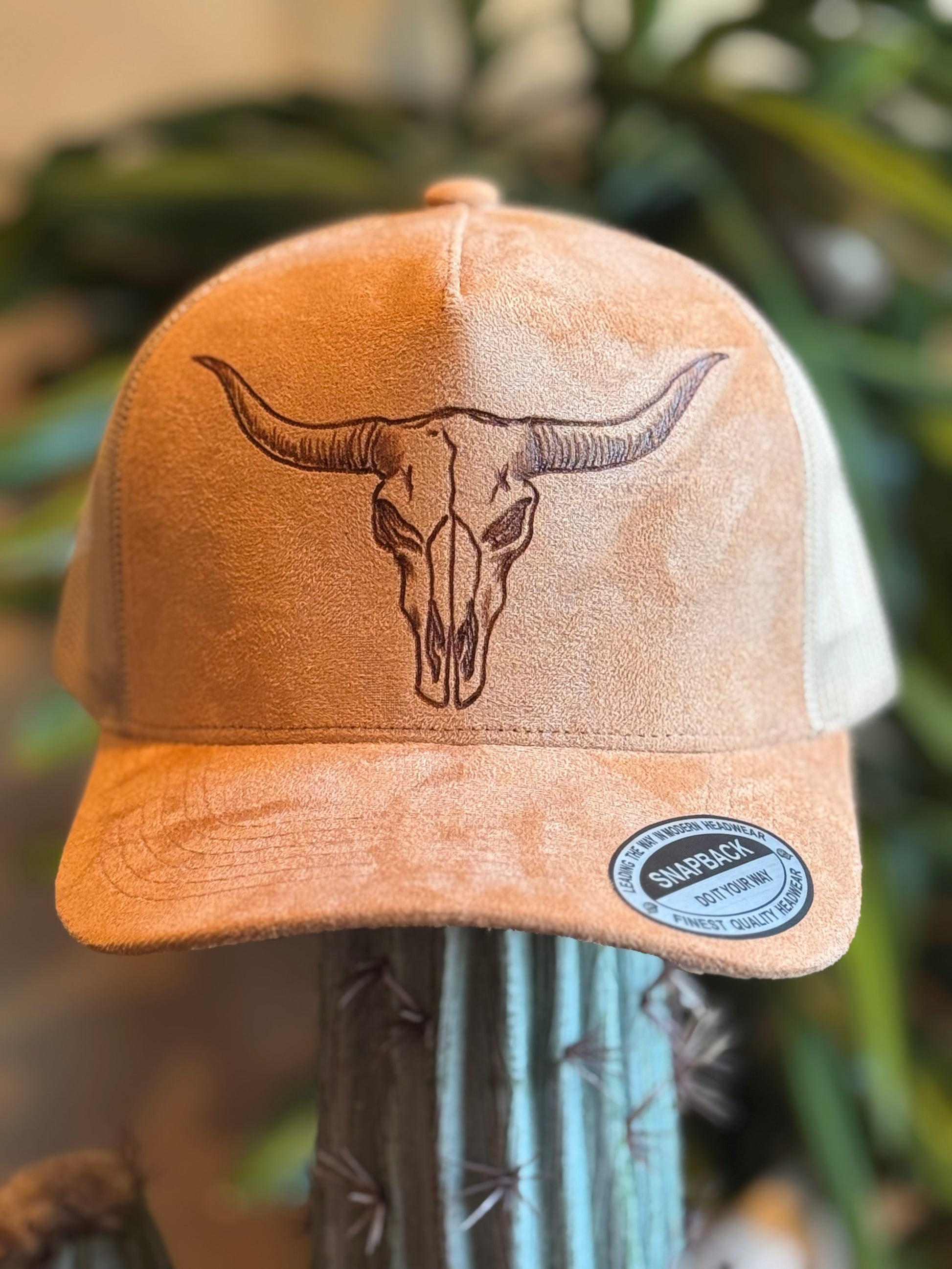 Desert Skull Snapback (Desert Sand)