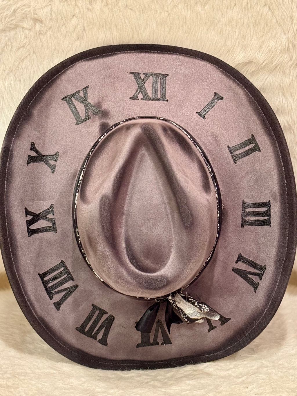 Midnight Shadow Spirit - Custom Burned Cowboy Hat | Honeybee Hat Co.
