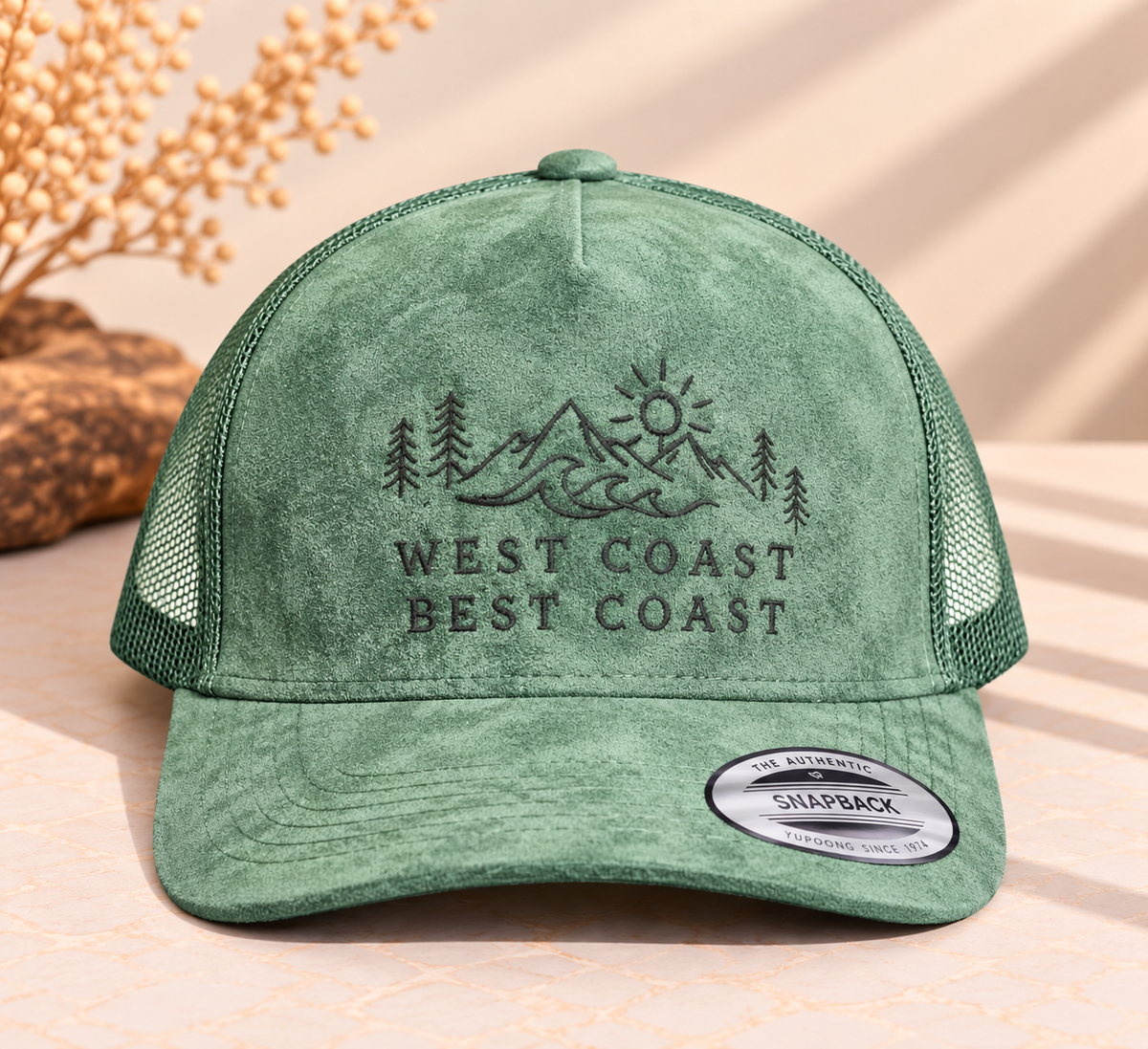 West Coast Best Coast SnapBack (Juniper)